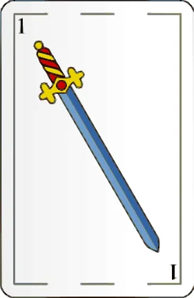 1 de espadas